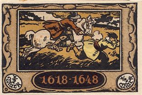 29646 Heidepark Städtenotgeld 50 Pfennige 1618-1648 Reiter 1921