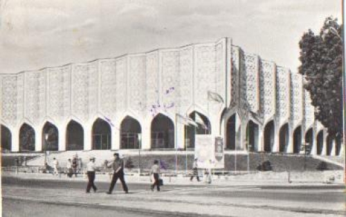 Uzbekistan, buildings and street view, o 07/27/1961