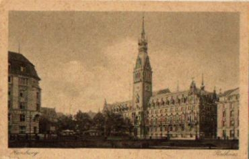 Hamburg Rathaus * ca. 1920