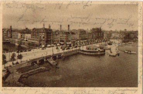 Hamburg Jungfernstieg o 18.7.1928