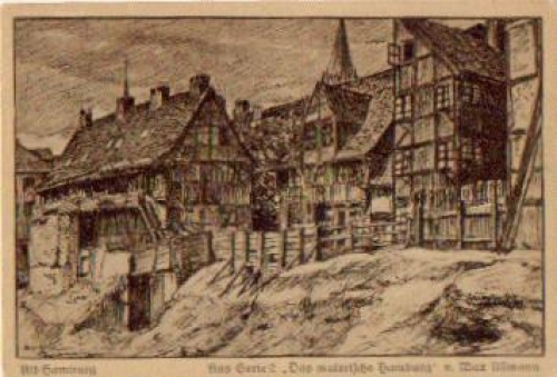Hamburg artist card Ullmann * ca. 1920
