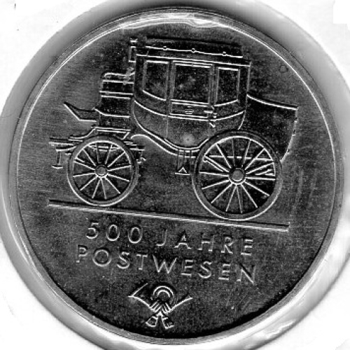 5 Mark DDR 1990 500 Jahre Postwesen