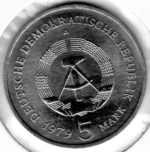 5 Mark GDR 1979 Berlin Brandenburg Gate