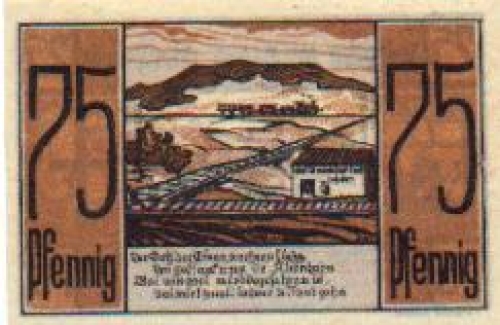 59964 Medebach city emergency money 75 pfennigs 1921