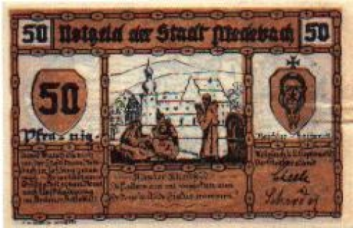 59964 Medebach, city emergency money, value 50 pfennigs, 1921