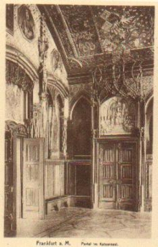 Frankfurt Main Portal im Kaisersaal * ca. 1920
