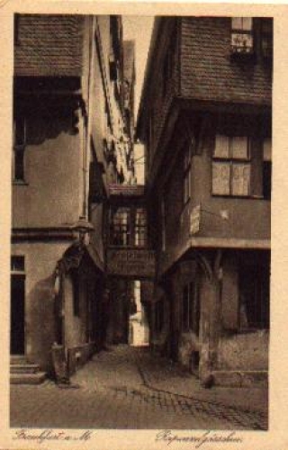Frankfurt Main Rapunzelgaesschen * ca. 1910