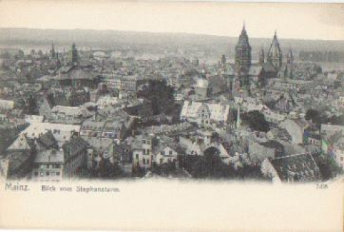 Mainz Blick vom Stephansturm * ca. 1910