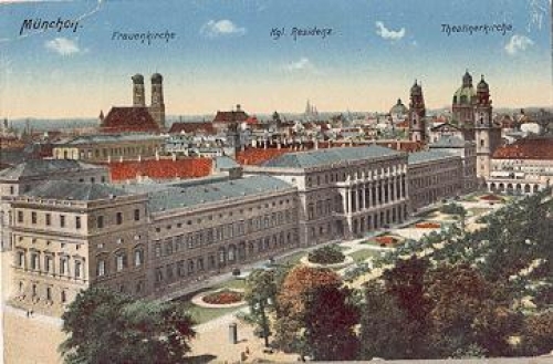 München Frauenkirche Residenz Theatinerkirche o 24.12.1914
