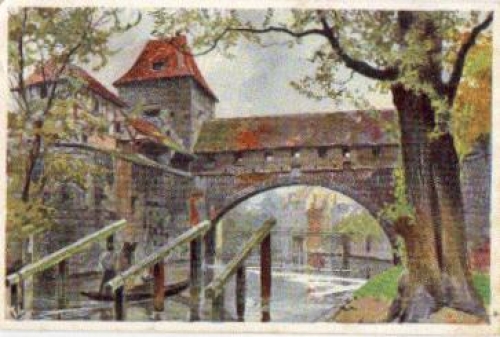 Nuremberg Casemates artist card Heinrich Kley o April 25, 1906