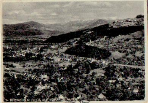 Rheineck mit Blick auf Voralberg o 21.12.1933