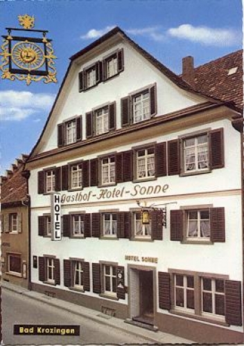 79189 Bad Krozingen Hotel Pension Sonne * ca. 1960