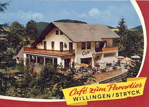 34508 Willingen Stryck Cafe zum Paradies * ca. 1960