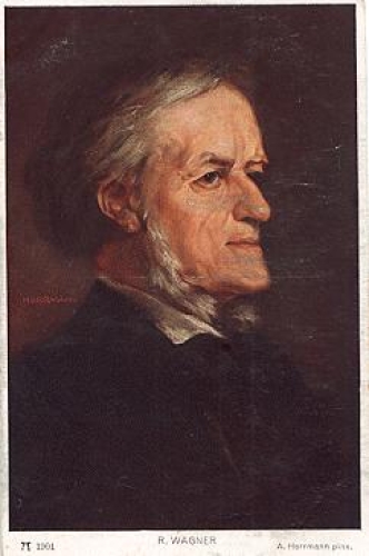 Richard Wagner artist card, * approx. 1920