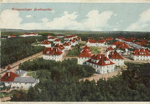 92655 Grafenwöhr, military camp field post mark 3rd foot artillery regiment, replacement battalion o 11.6.1917