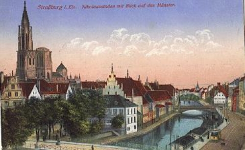 Strasbourg Alsace Nikolausstaden *ca. 1915