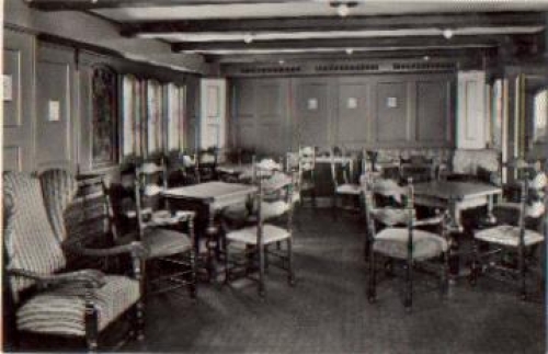 Dampfschiff "Deutschland" Hamburg-Amerika-Linie Gesellschaftszimmer * ca. 1930