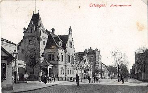 Erlangen, Nürnbergerstrasse, o 1.5.1916