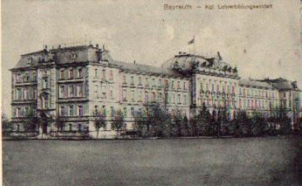 Bayreuth teacher training institute o 10.11.1917
