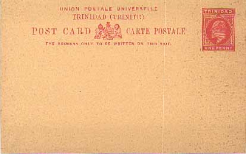 Trinidad stationery *ca. 1900