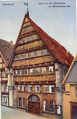 Osnabruck house on Bierstrasse Renaissance style *approx. 1910