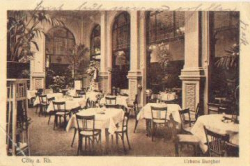 Cöln Urbans Burghof Innenraum  o 17.7.1916