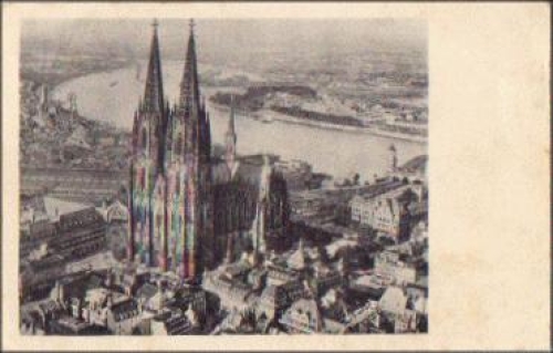 Köln Dom Luftaufnahme o 20.8.1928
