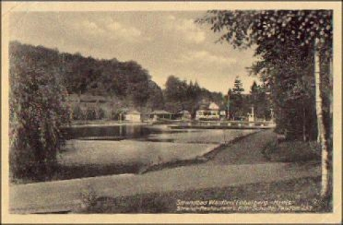 51545 Waldbrol Strandbad Restaurant gebr. ca. 1940