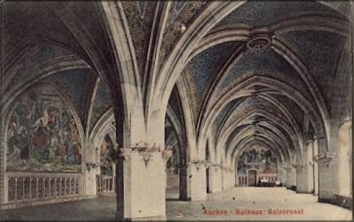 Aachen Rathaus Kaisersaal o 15.7.1916