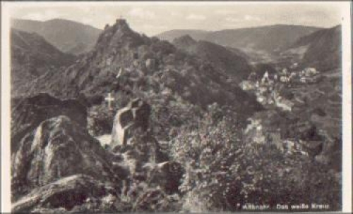 53505 Altenahr The white cross postcard * approx. 1930