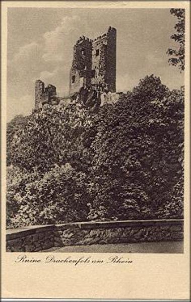 53639 Konigswinter Ruine Drachenfels * ca. 18.6.1944