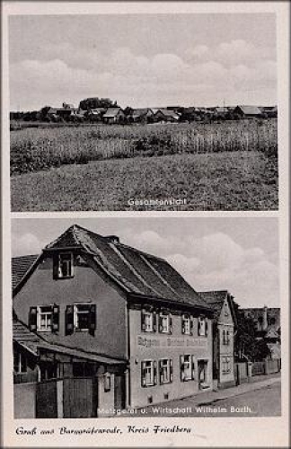 61184 Burggraefenrode metzgerei und Wirtschaft * ca. 1930