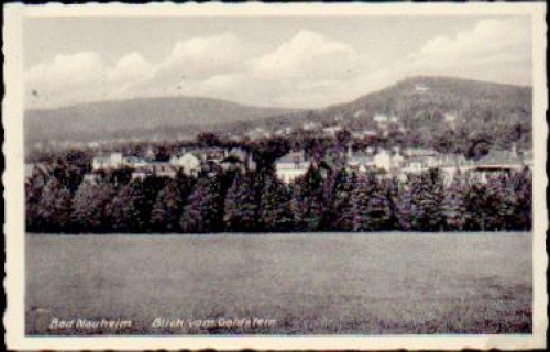 61231 Bad Nauheim vom Goldstein o 24.10.1937