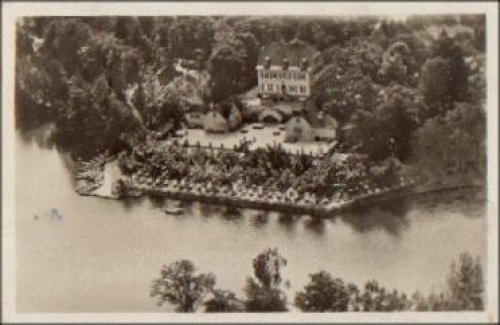 61231 Bad Nauheim Teichhaus-Kaffee Aerial view o 7.8.1932