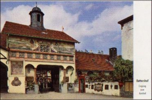 61462 Rettershof Eingang zum Gutshof *ca. 1950
