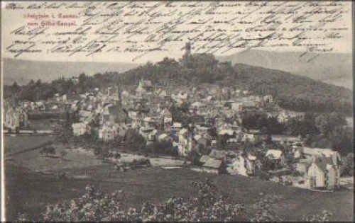 61462 Konigstein Taunus vom Hilda-Tempel o 28.3.1911
