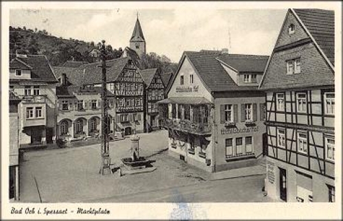 63619 Bad Orb, Marktplatz o 23.06.1950