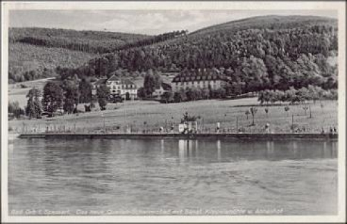 63619 Bad Orb Quellen-Schwimmbad  Annenhof gebr. 29.12.1938