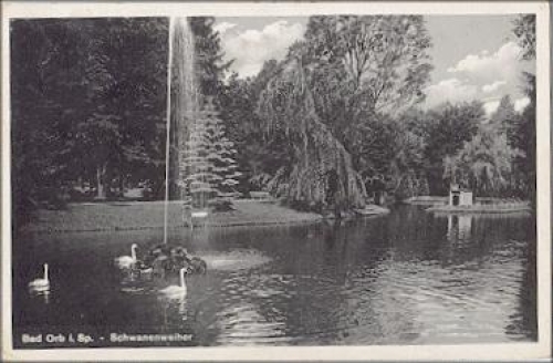 63619 Bad Orb Schwanenweiher o 1938