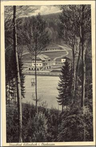 63697 Hirzenhain Strandbad Hillersbach o ca. 1930