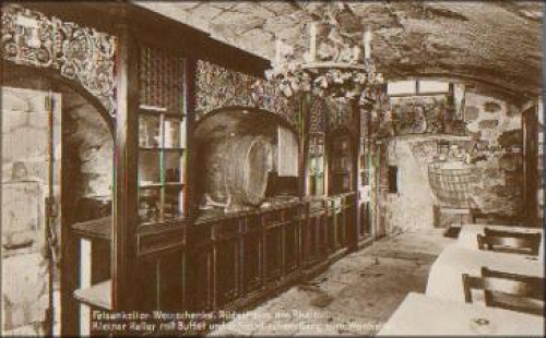 65385 Ruedesheim Felsenkeller-Weinschaenke  o 20.8.1928