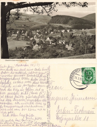 57293 Oberkirchen Hochsauerland o 11.7.1953