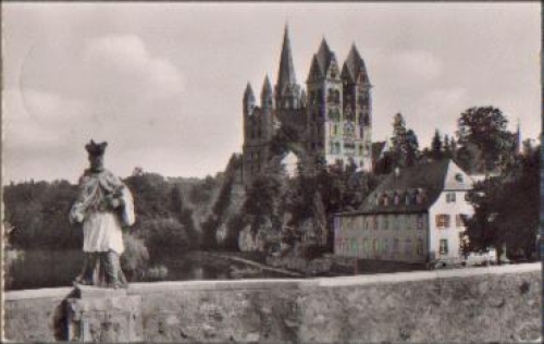 65549 Limburg Lahn Nepomuk on the Lahn Bridge o 1960