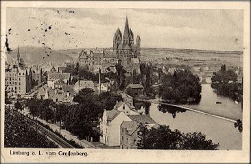 65549 Limburg Lahn vom Greifenberg o 8.9.1915