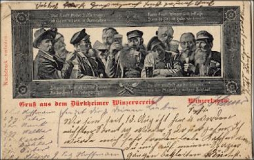 67098 Bad Duerkheim Greetings from the ... winegrowers' association o 23.8.1906