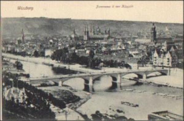Wuerzburg Panorama II von Kaeppele * ca. 1930