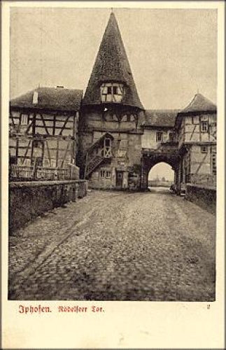 97346 Iphofen Rodelseer Tor * ca. 1930