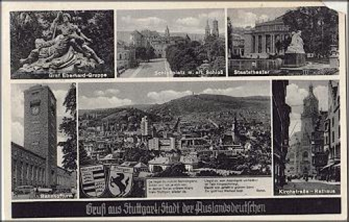 Stuttgart Staatstheater Bahnhofturm o 11.3.1939