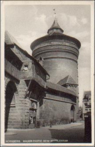 Nuremberg Wall section at Spittlertor * approx. 1935