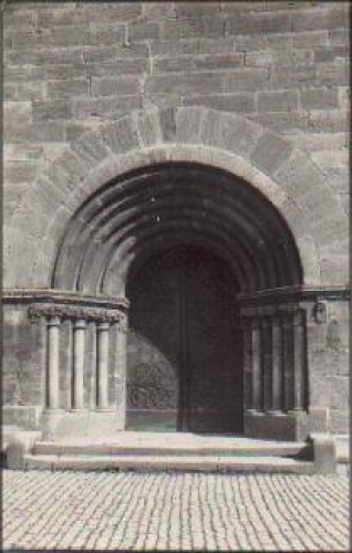91550 Dinkelsbuehl Romanisches Turmportal der St. Georgskirche * ca. 1940